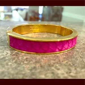 Pink and Gold Jcrew bangle bracelet